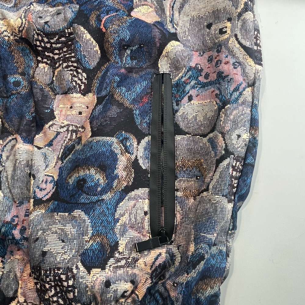 Men's Multicolor Teddy Bear Patterned Jacket - image 6